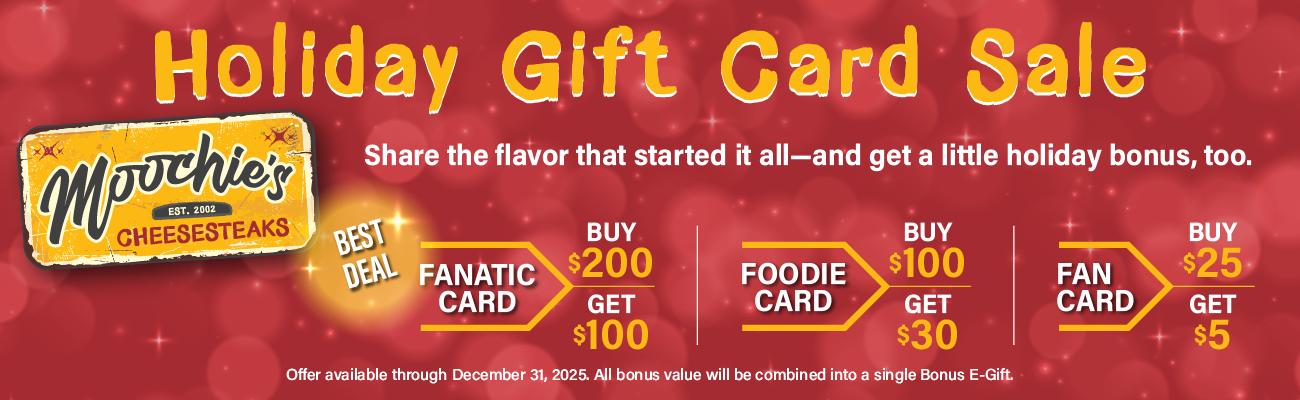 Moochies Holiday Gift Card Promotion